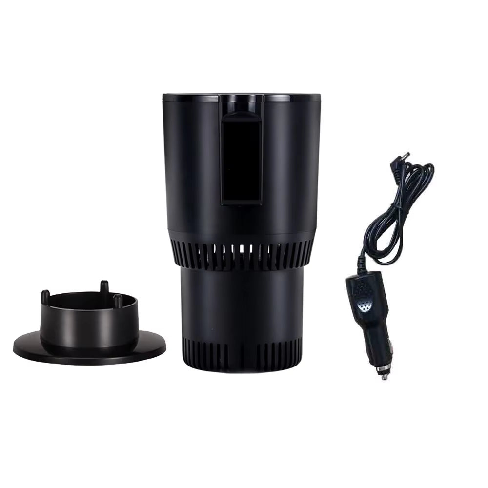 Smart Display Car Cup Holder Cooler